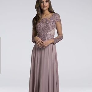 Mauve David's Bridal Gown- Never Worn